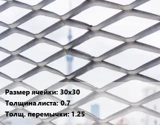 Сетка ЦПВС 30х30 s=0.7 1.25